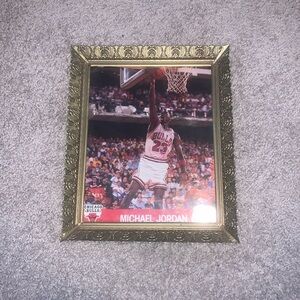Michael Jordan picture with frame